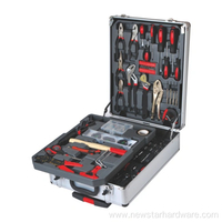 Black Aluminum Case Tools Set Trolley OEM