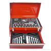 150pcs Household Tool Set Red Metal Box Kit