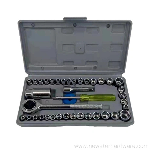 Auto Bicycle Repair Kit 40pcs socket wrench set