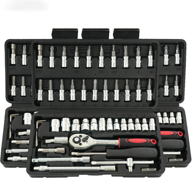 Bosca Uirlis Deisi&uacute;ch&aacute;n Gluaiste&aacute;n 46-P&iacute;osa Socraigh Sreang&aacute;n Soic&eacute;ad Cumhachta L&aacute;imhe le haghaidh C&aacute;s Plaisteach Oibre Uathoibr&iacute;och OEM Customizable