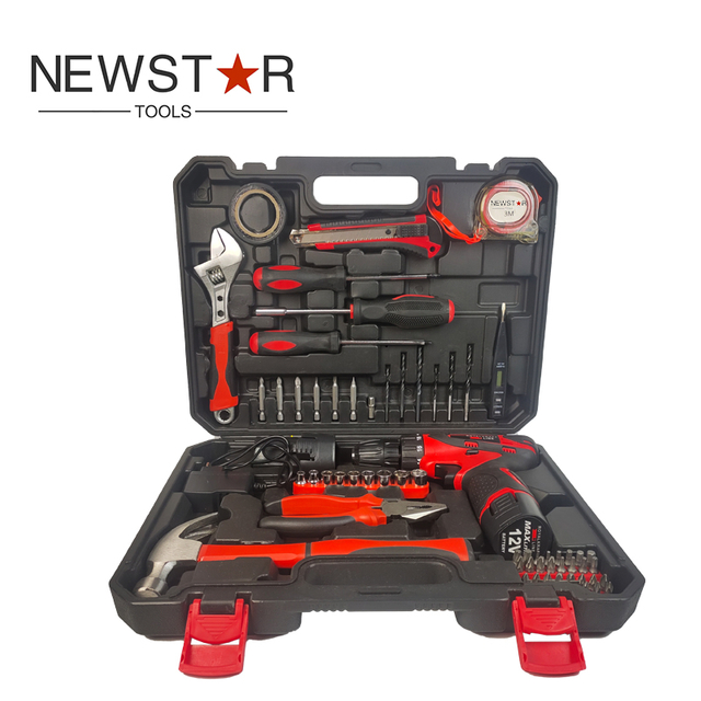 65-Piece Basic Power Tools Kit for General Construction