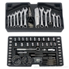 150pcs Household Tool Set Red Metal Box Kit