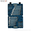 24PCS Black Ratchet Adjustable Wrench Spanner Tool Box