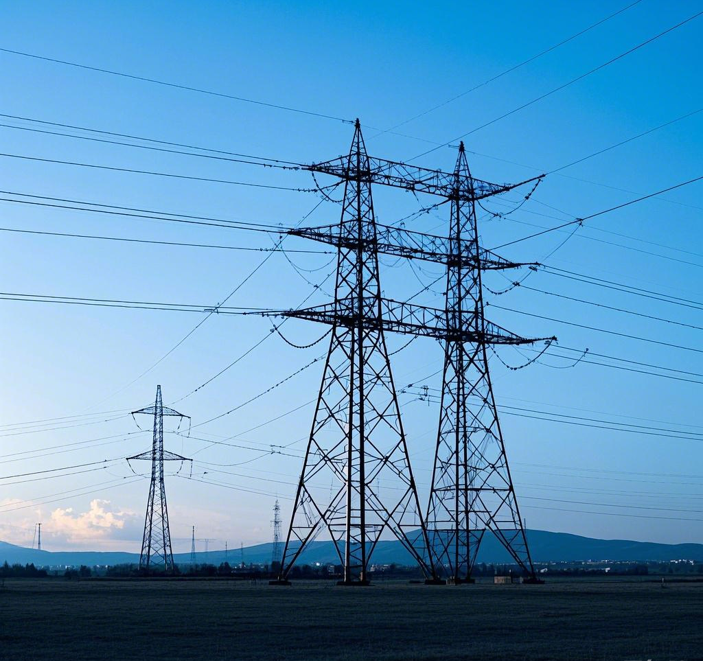 repair high-voltage transmission tower