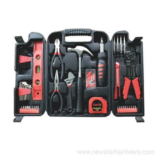 89pcs multifunkcionális mechanikus kéziszerszámok Hammer háztartási szerszámkészlettel
