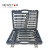 22PCS Flexible Ratchet Combination Wrench Tool Set