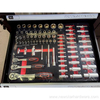 Cabinet tool set for auto repair garage tools