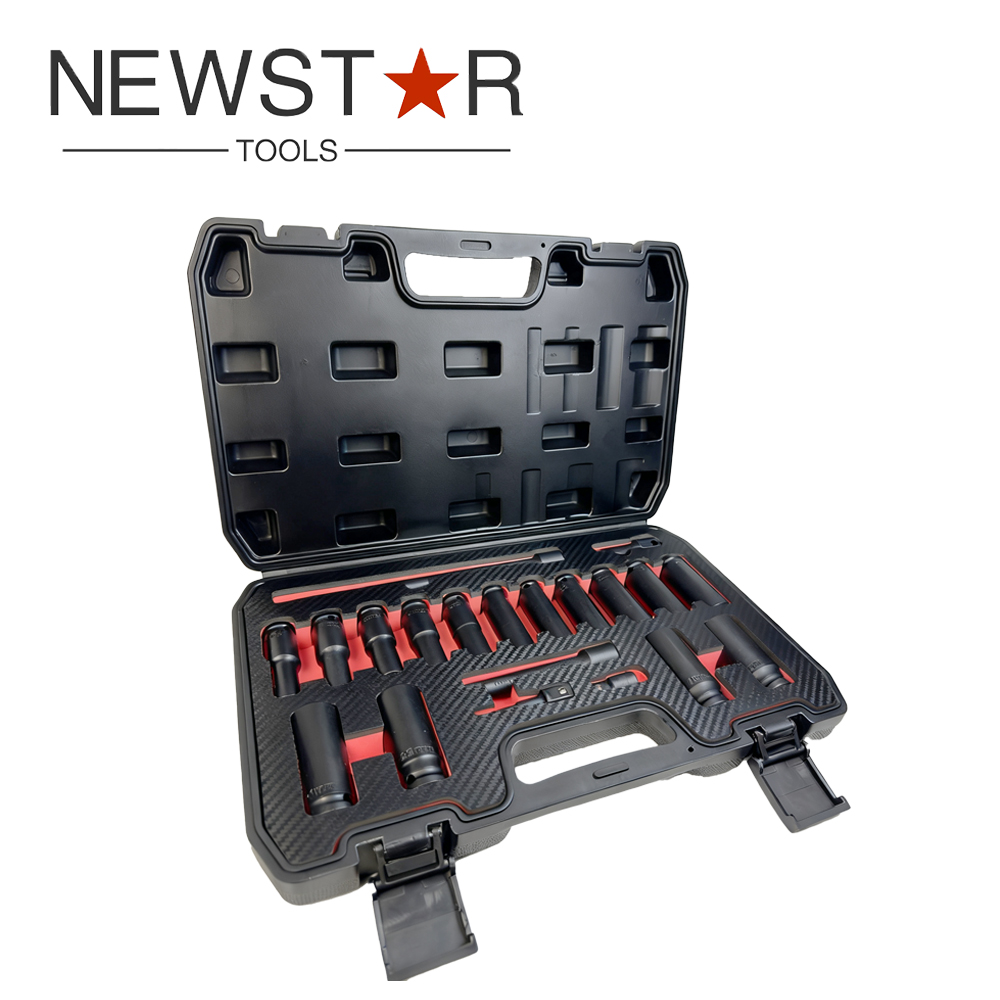 Automotive Impact Socket Kit in a Repair Shop