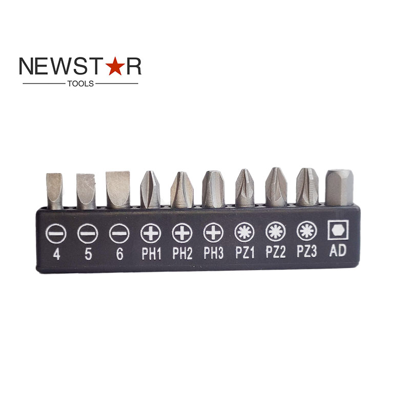 Precision bits and bit driver handle for detailed mechanical work