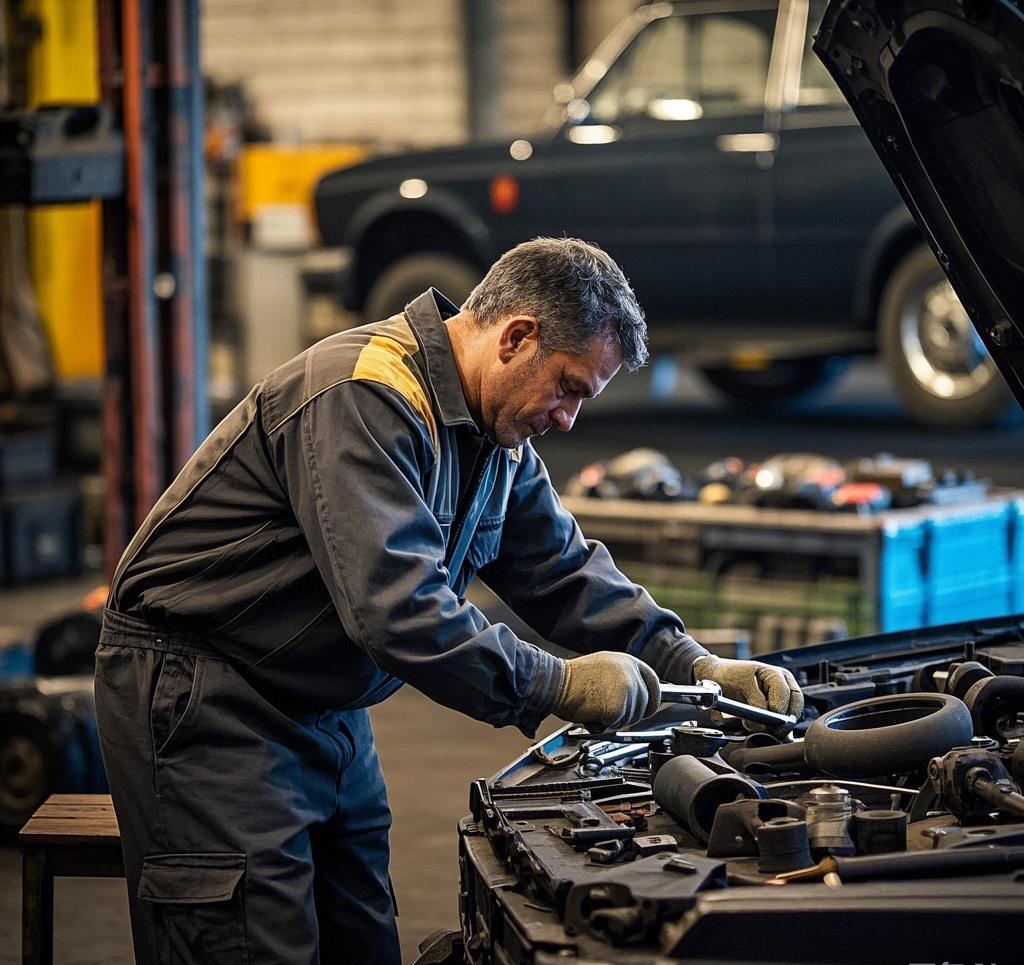 Auto repair scenario using socket set