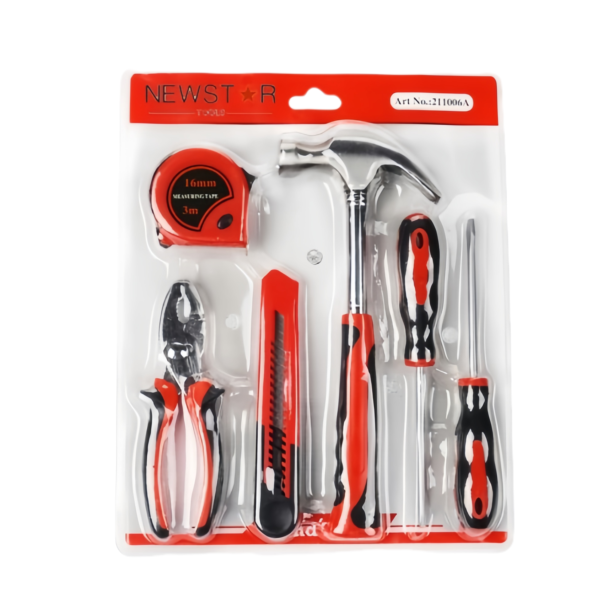 Safe storage for household tool sets